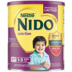 Nestle NIDO Lacto-Ease Toddler Powdered Milk Beverage - 28.2 Oz Canister - Toddler Drink Mix (Pack of 4)